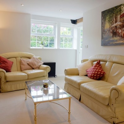 The lounge area