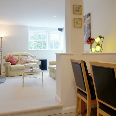 The dining area and lounge